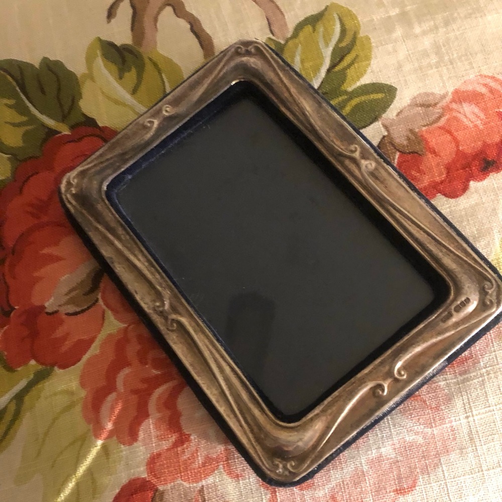 STERLING SILVER PICTURE FRAME 6.5 x 4.5 ENGLAND VINTAGE